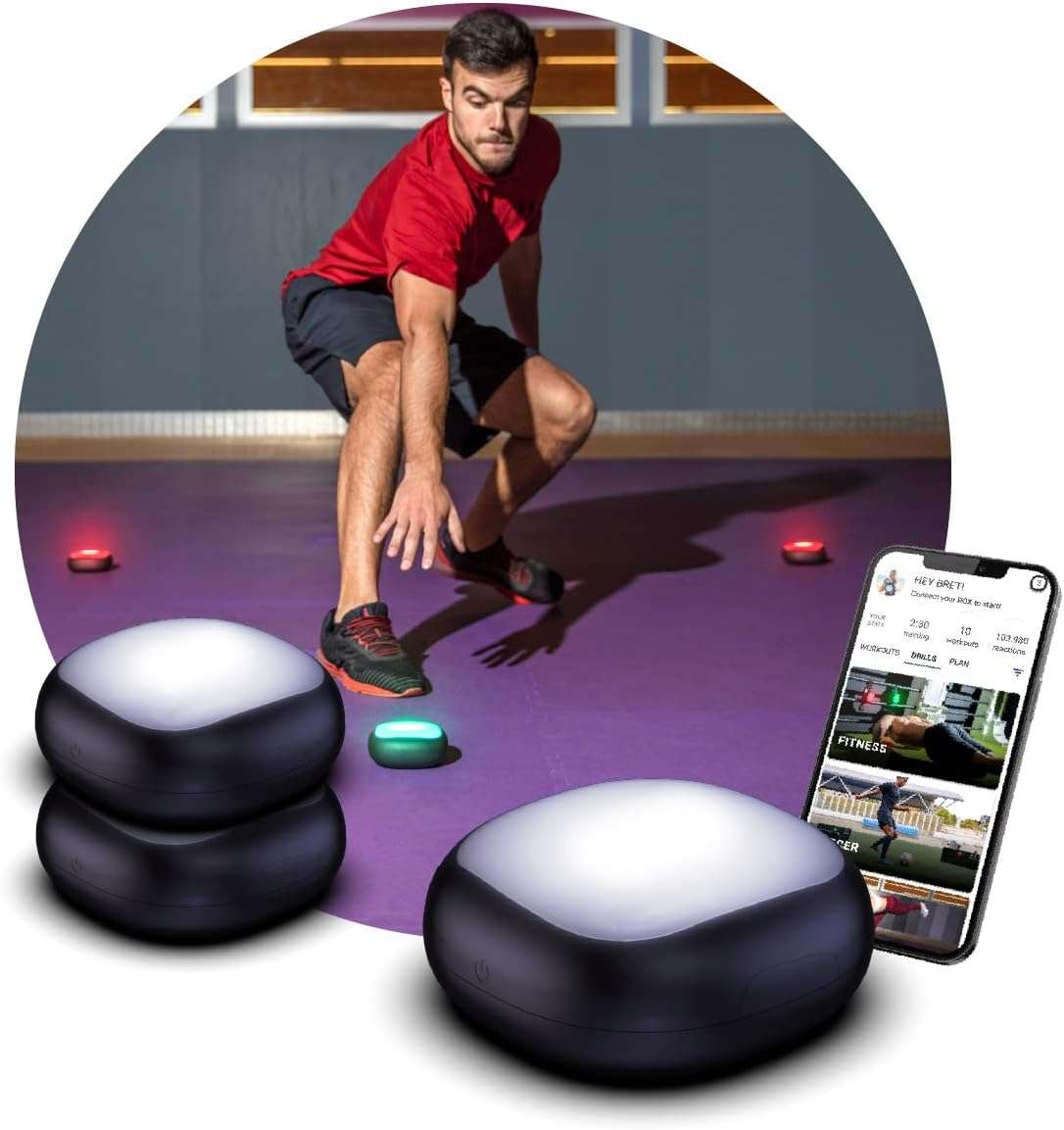 Blazepod Reaction Training Platform Improves Reaction Time And Agility For  Athletes, Trainers, Coaches, Physical & Neurological Therapists, Fitness